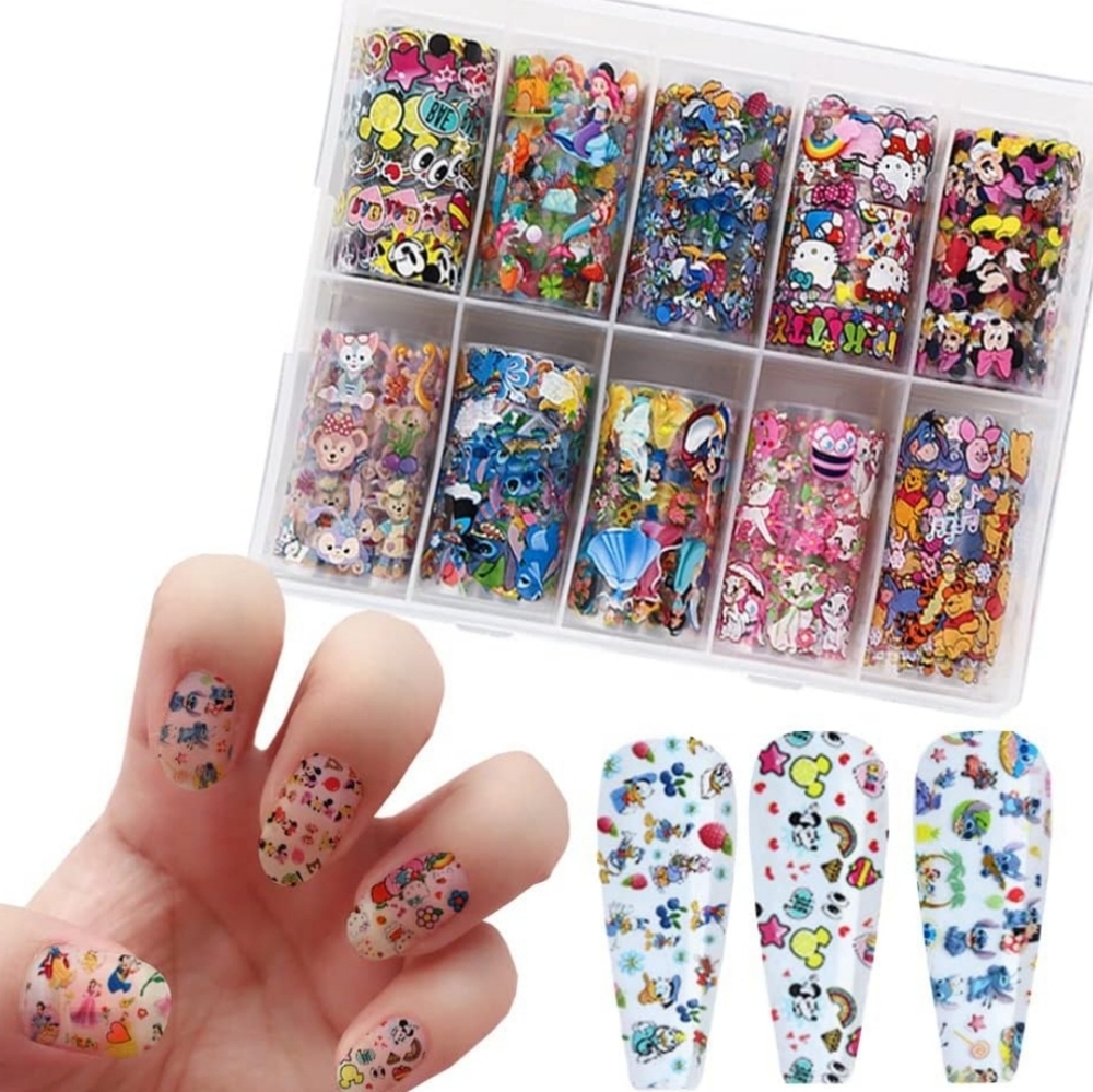 Disney Nail Art Transfer Foil (10 Rolls/Pcs)